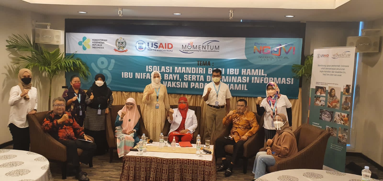 MPHD Sosialisasi Isoman dan Vaksinasi Ibu Hamil